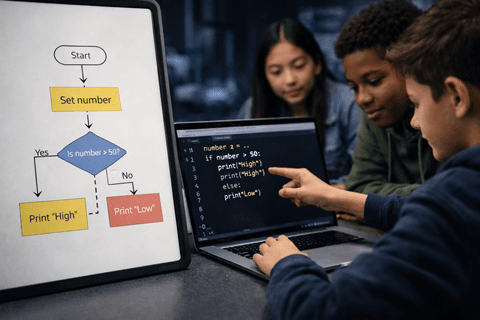 From Visual Blocks to Syntax & Structure
